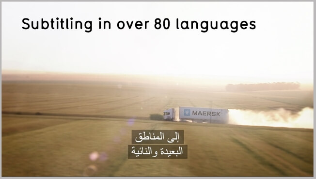 subtitling in 80 languages